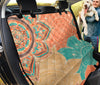 Floral Boho Chic Aztec Backseat Pet Covers, Ethnic Bohemian Design, Abstract Art