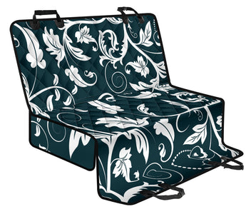 Floral Pattern Backseat Pet Covers, Abstract Art Inspired Car Accessories, Seat