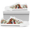 Flower Beagle High Quality,Handmade Crafted, Low Tops Sneaker, Spiritual, Hippie, Canvas Shoes,High Quality, Streetwear,