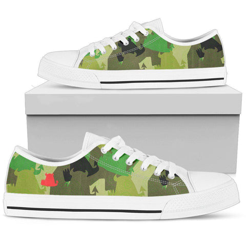 Image of Forest Monsters Multi Colored, Boho,Streetwear,All Star,Custom Shoes,Women's Low Top,Bright Colorful,Mandala shoes,Fashion Shoe,Low Top Shoe