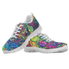 Funky Colorful Hippie Street Custom Shoes, Womens, Mens, Low Top Shoes, Shoes,Running Athletic Sneakers,Kicks Sports Wear, Shoes