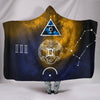 Gemini Zodiac Astrology Chart Colorful Throw,Vibrant Pattern Blanket,Sherpa Blanket,Bright Colorful, Hooded blanket,Blanket with Hood