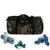 Gold And Black Mystic Print Duffel Bag, Weekender Bags/ Baby Bag/ Travel Bag/