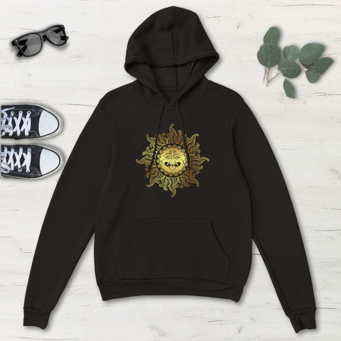 Image of Gold Aztec Multicolored Classic Unisex Pullover Hoodie, Mens, Womens, Hoodie