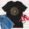 Gold Gradient Yin Yang Unisex T,Shirt, Mens, Womens, Short Sleeve Shirt, Graphic