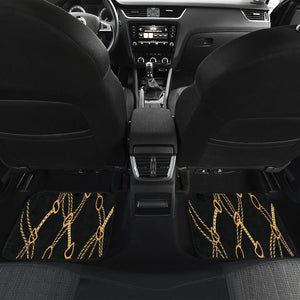 Golden Chains Car Mats Back/Front, Floor Mats Set, Car Accessories