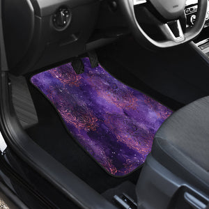 Gradient Purple mandalas Car Mats Back/Front, Floor Mats Set, Car Accessories