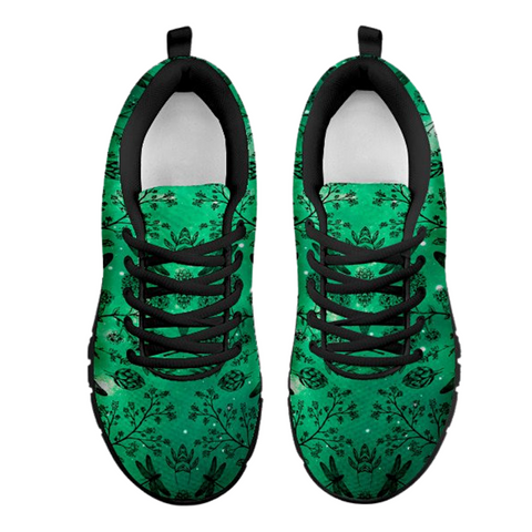 Image of Green Dragonfly Sneakers,Custom Shoes, Athletic Sneakers,Kicks Sports Wear, Low Top Shoes, Shoes Kids Shoes, Womens, Shoes