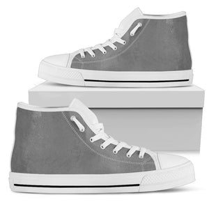 Grey High,Top Women's Canvas Shoes, Streetwear, High Quality Hippie