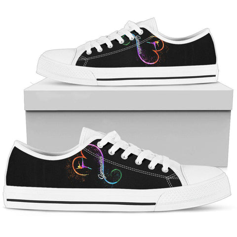 Image of Gymnastics Lover Spiritual, High Quality,Handmade Crafted, Multi Colored, Hippie, Boho,Streetwear,All Star,Custom Shoes,Women's Low Top