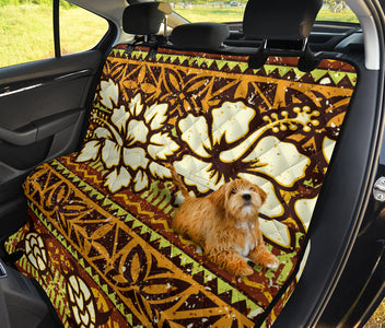 Hawaiian Hibiscus Floral Abstract Art Car Seat Covers, Pet,Friendly Backseat