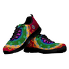 Hippie Rainbow Floral Low Top Shoes, Casual Shoes, Top Shoes,Running Womens, Custom Shoes, Shoes,Running Colorful,Artist Shoes