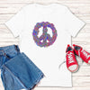 Hippie Retro Mandala Peace Sign Unisex T,Shirt, Mens, Womens, Short Sleeve