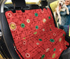 Holiday Inspired Red & Green Retro Pattern Car Seat Covers, Backseat Pet