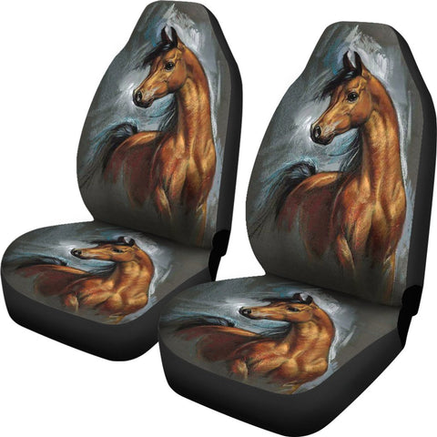 Image of Horse Spirit 2 Front Car Seat Covers,Car Seat Covers Pair,Car Seat Protector,Car Accessory,Front Seat Covers,Seat Cover for Car,