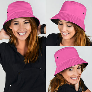 Hot PinkBreathable Head Gear, Sun Block, Fishing Hat, Casual, Unisex Bucket Hat,