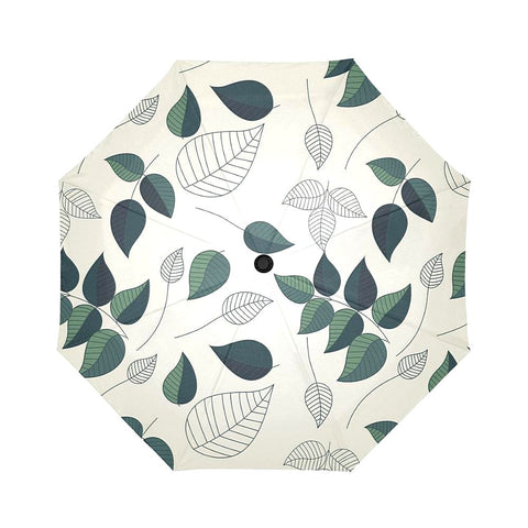 Image of Leaves Auto-Foldable Umbrella (Model U04)