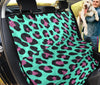 Leopard Skin Print Abstract Art Car Seat Covers, Backseat Pet Protectors,