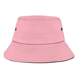 Light Pink Breathable Head Gear, Sun Block, Fishing Hat, Casual, Unisex Bucket