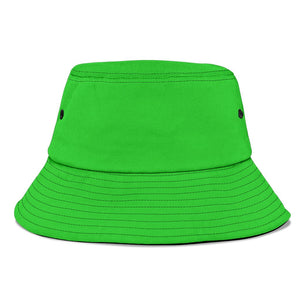 Lime Green Breathable Head Gear, Sun Block, Fishing Hat, Casual, Unisex Bucket
