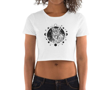 Majestic Fox Women’S Crop Tee, Fashion Style Cute crop top, casual outfit, Crop