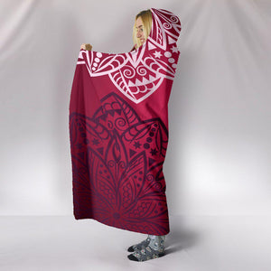 Mandala Colorful Hooded Blanket,Vibrant Pattern Hooded blanket,Blanket with Hood,Soft Blanket,Hippie Hooded Blanket,Sherpa Blanket,Bright