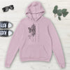 Melanated Paradise Butterfly Woman Multicolored Classic Unisex Pullover Hoodie,
