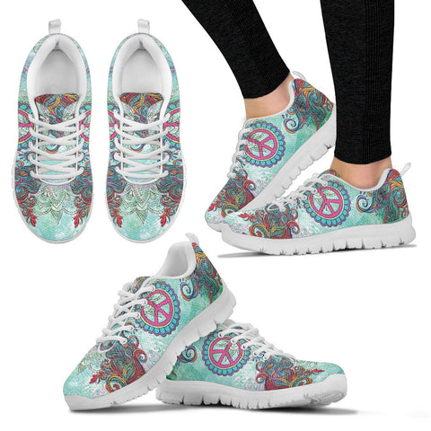 Image of Mint Colorful Peace Casual Shoes, Shoes Low Top Shoes, Mens, Athletic Sneakers,Kicks Sports Wear, Top Shoes,Running Shoes,Running Shoes