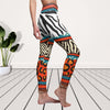 Multicolored African Animal Tribal Print Women's Cut & Sew Casual Leggings, Yoga Pants, Polyester Spandex Tights, Activewear Leggings