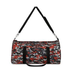 Multicolored Orange Camouflage Duffel Bag, Weekender Bags/ Baby Bag/ Travel Bag/
