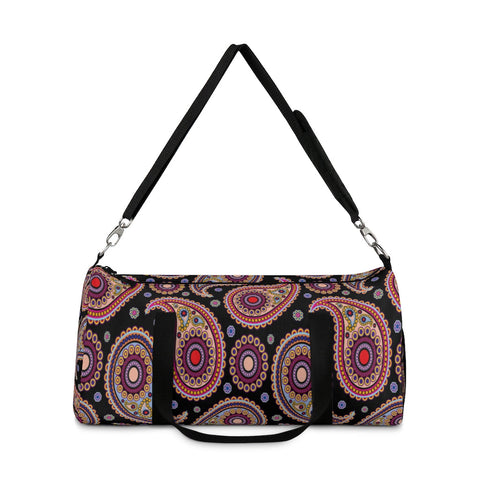Image of Multicolored Paisley Duffel Bag, Weekender Bags/ Baby Bag/ Travel Bag/ Hospital