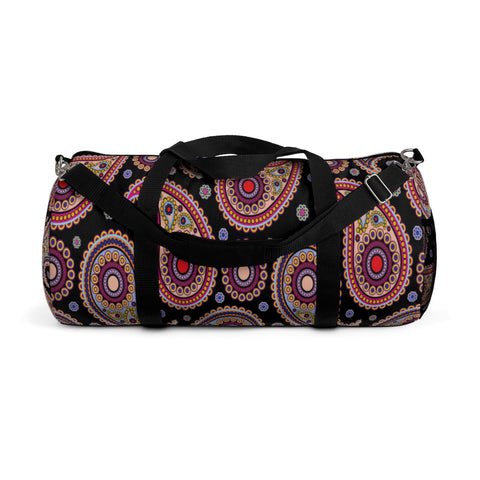 Image of Multicolored Paisley Duffel Bag, Weekender Bags/ Baby Bag/ Travel Bag/ Hospital