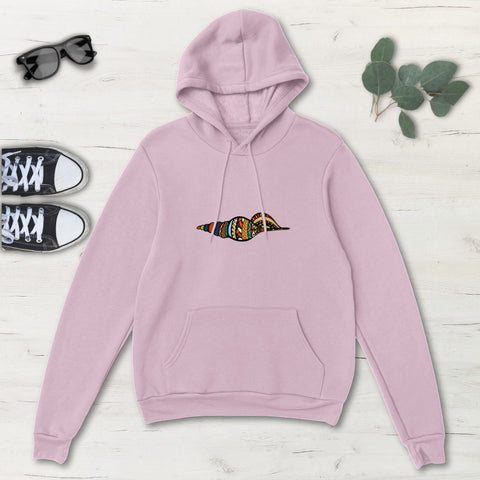 Image of Multicolored Sea Shell Colorful Classic Unisex Pullover Hoodie, Mens, Womens,