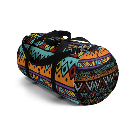 Image of Multicolored Tribal Print Duffel Bag, Weekender Bags/ Baby Bag/ Travel Bag/