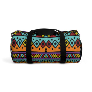 Multicolored Tribal Print Duffel Bag, Weekender Bags/ Baby Bag/ Travel Bag/