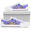 Multicolored Yoga High Quality,Handmade Crafted, Low Tops Sneaker, Spiritual, Hippie, Canvas Shoes,High Quality, Streetwear,