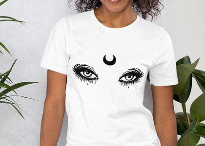 Mystical Eyes Unisex T,Shirt, Mens, Womens, Short Sleeve Shirt, Graphic Tee,