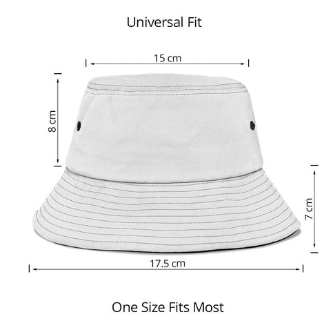 Image of Navy Blue Breathable Head Gear, Sun Block, Fishing Hat, Casual, Unisex Bucket