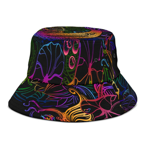 Image of Colorful Lotus Multicolored Coy Fish, Breathable Head Gear, Sun Block, Fishing