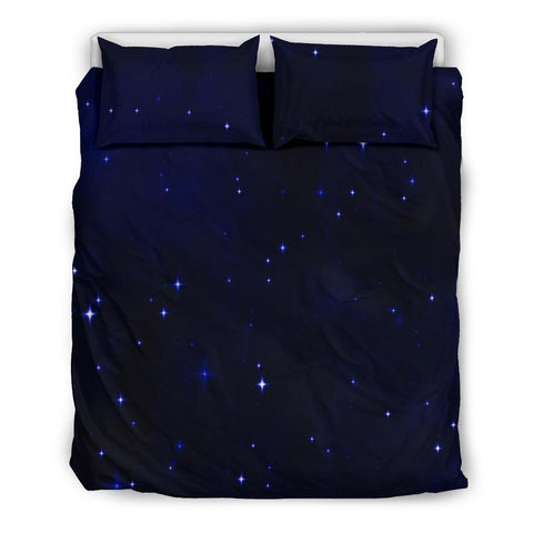 Image of Night Blue Starry Sky Bed Room, Doona Cover, Printed Duvet Cover, Dorm Room College, Twin Duvet Cover,Multi Colored,Quilt 