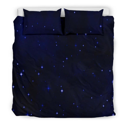 Image of Night Blue Starry Sky Bed Room, Doona Cover, Printed Duvet Cover, Dorm Room College, Twin Duvet Cover,Multi Colored,Quilt Cover, Comforter