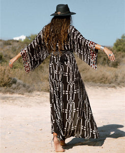 Bohemian Ethnic Beach Cover Up