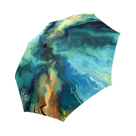 Image of Oil Painting Auto-Foldable Umbrella (Model U04)