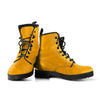 Zesty Orange Boots: Women's Vegan Leather Boots, Women's Winter Boots,
