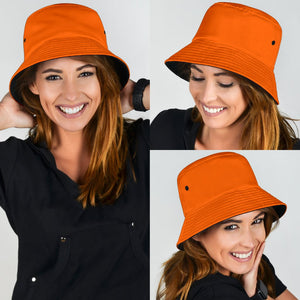 Bright Orange Breathable Head Gear, Sun Block, Fishing Hat, Casual, Unisex
