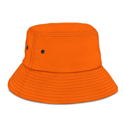 Image of Bright Orange Breathable Head Gear, Sun Block, Fishing Hat, Casual, Unisex