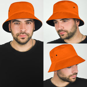 Bright Orange Breathable Head Gear, Sun Block, Fishing Hat, Casual, Unisex