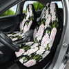 Floral Peony Car Seat Covers, Botanical Front Seat Protectors, 2pc Car