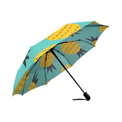 Image of Pineapple Unisex Umbrella, Foldable Umbrella, Custom Rain Umbrella,Rain Gear Weather