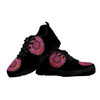 Pink And Black Mandala Athletic Sneakers,Kicks Sports Wear, Kids Shoes, Mens, Custom Shoes, Shoes,Running Shoes Womens, Casual Shoes